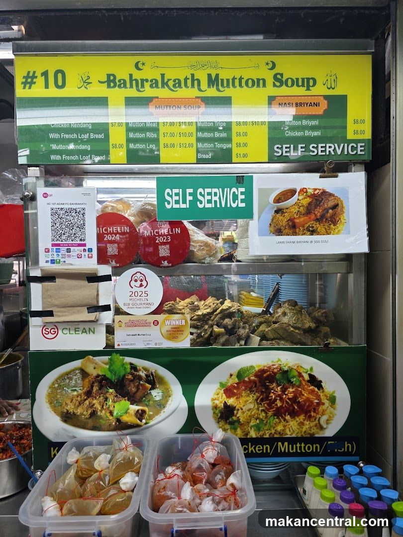 Bahrankath Mutton Soup stall