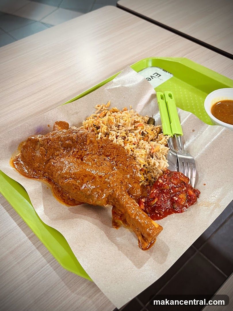 Food served on tray