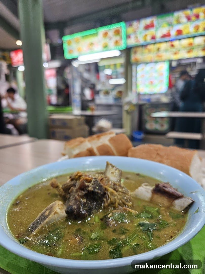 Food stall interior