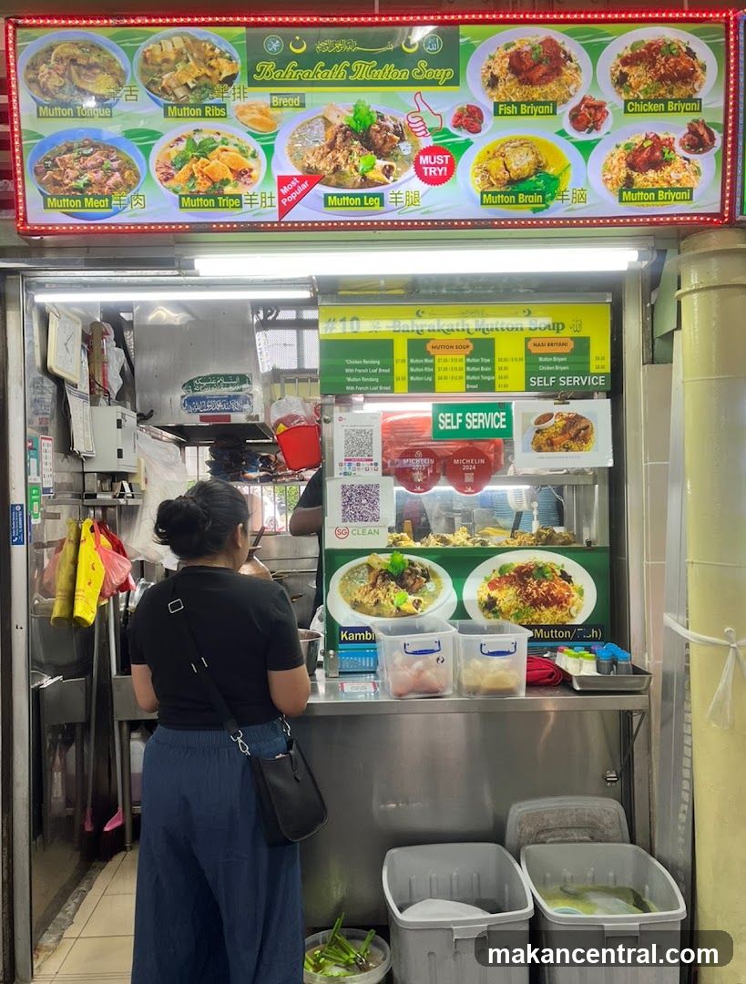 Mutton Soup Stall Interior