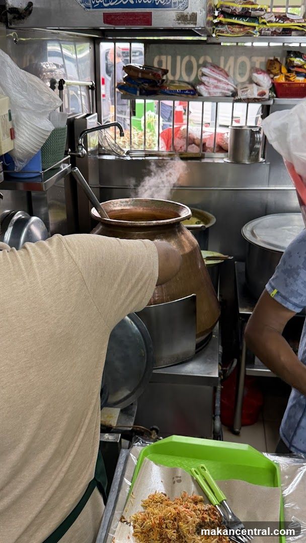 Food stall interior