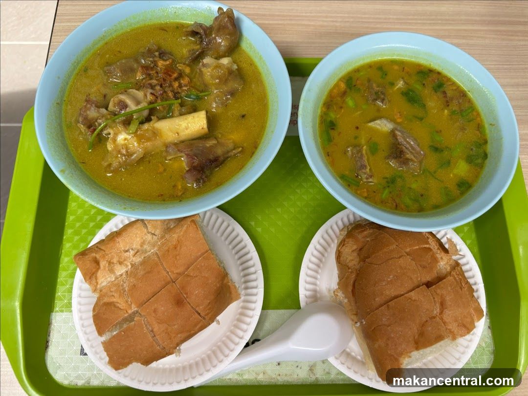 Food served on a tray
