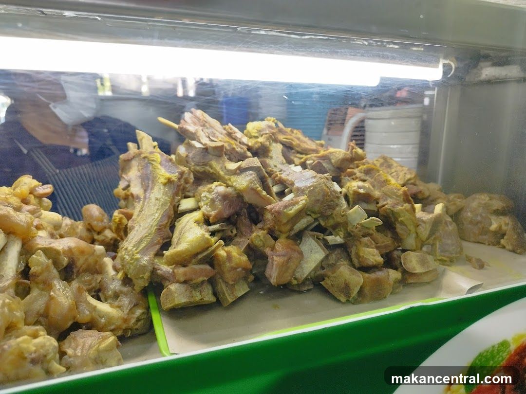 Food Display in Glass Case