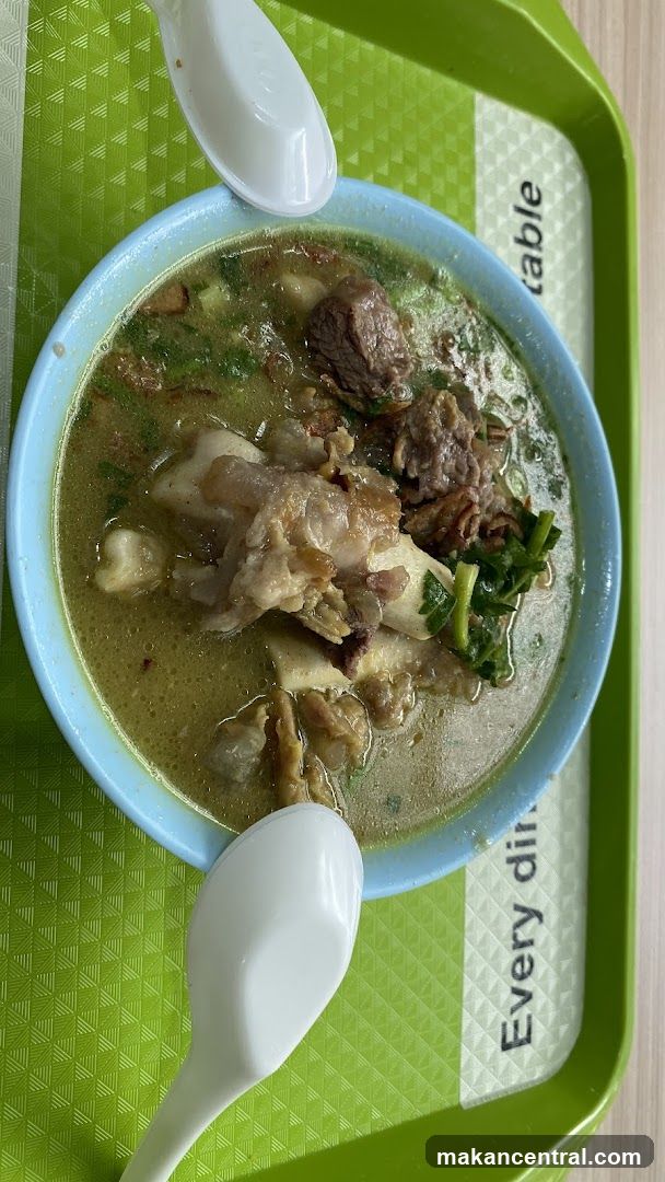 Food on tray