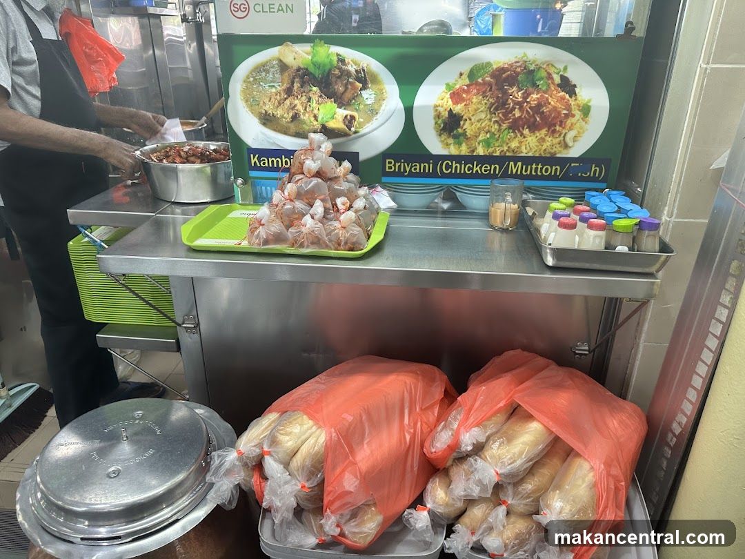 Food stall interior
