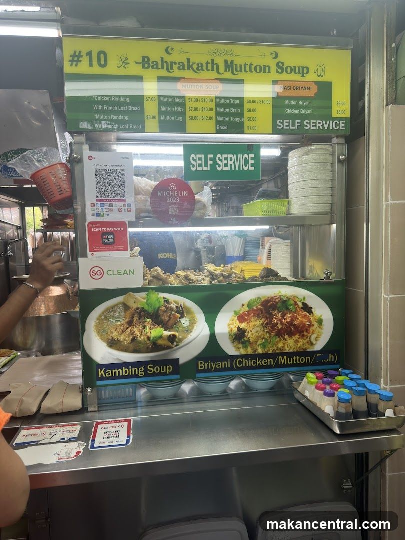 Self-service food stall