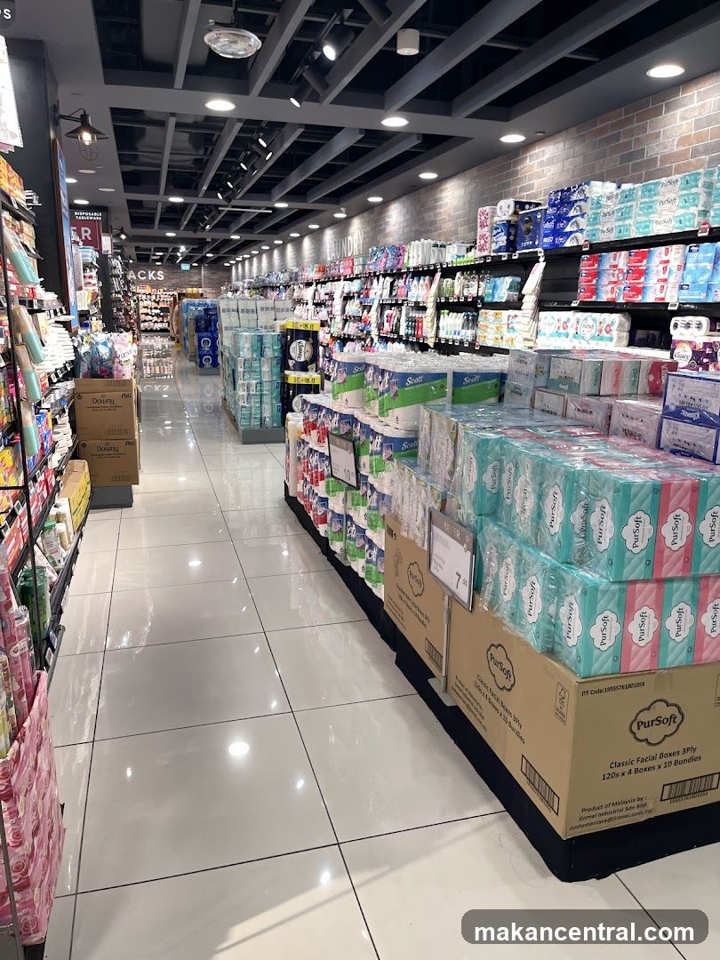 Supermarket Interior Aisle