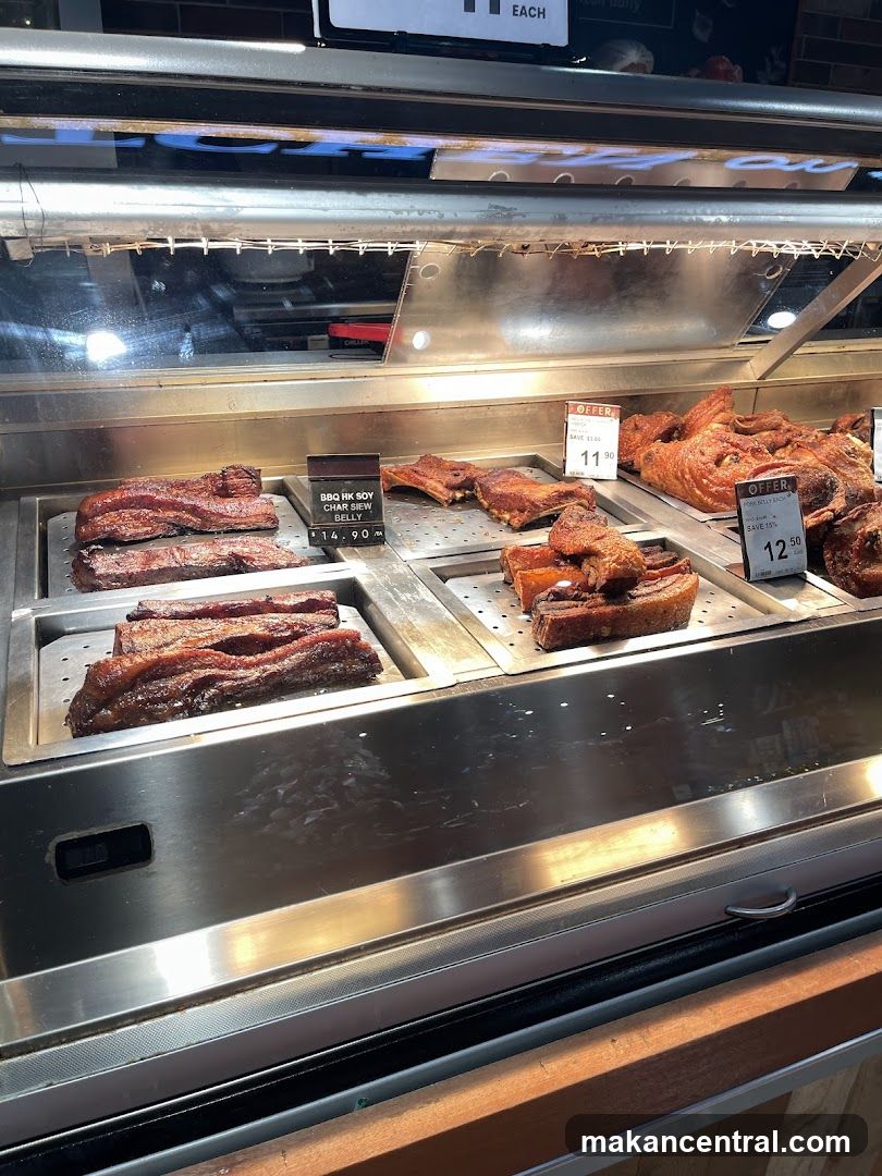 Meat display case