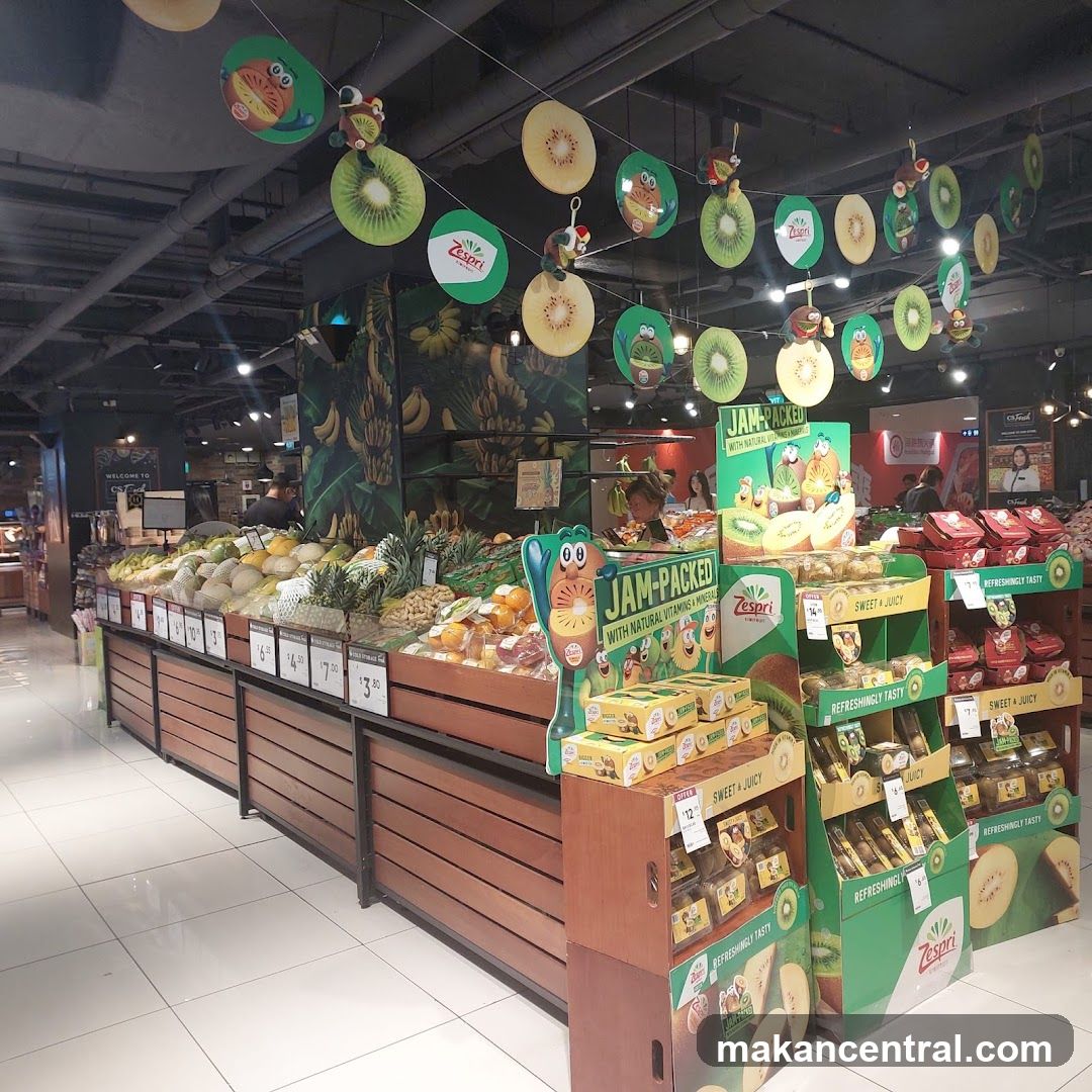 Supermarket Fresh Produce Section