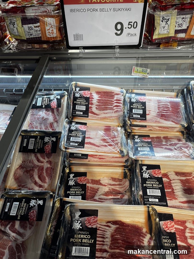 Iberico Pork Belly Sukiya Display