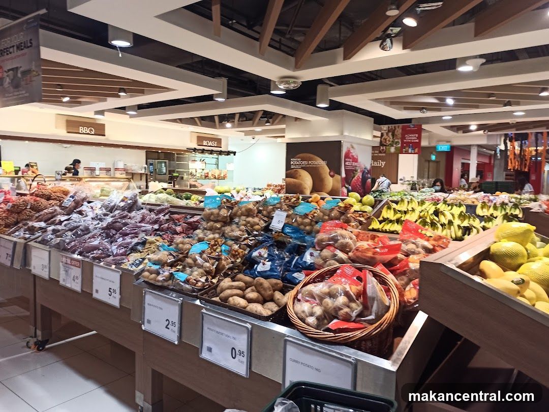 Supermarket Interior Produce Section