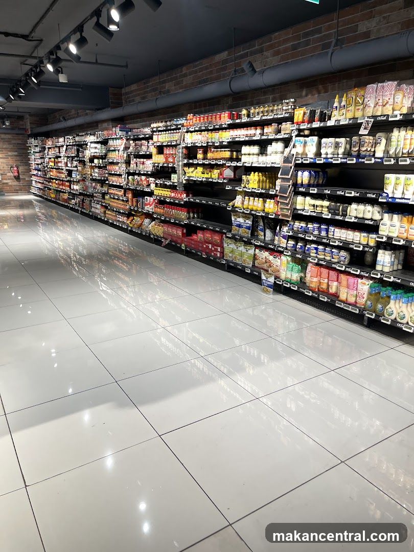 Supermarket Interior Aisle