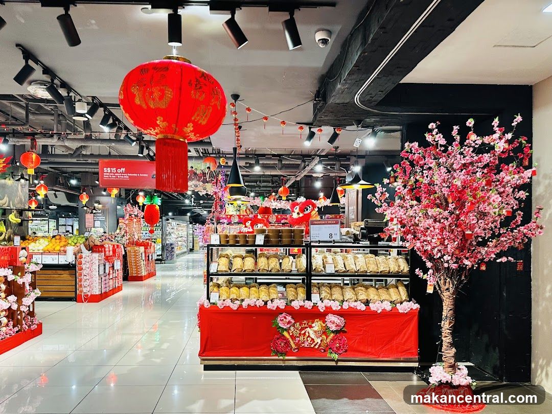 Store Interior with Lunar New Year Decorations