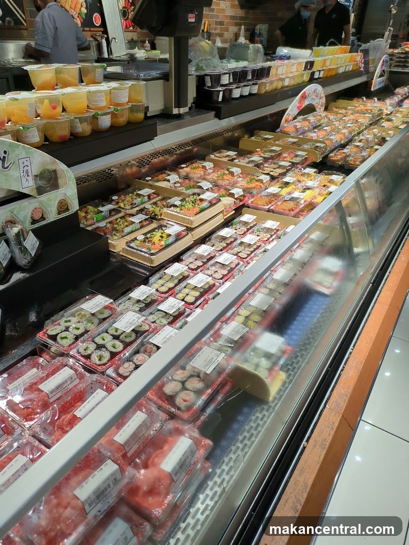 Sushi Display in Retail Store