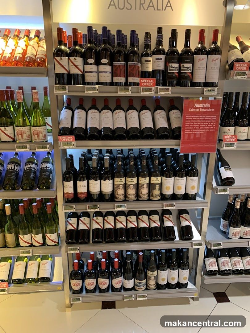 Wine Display Section