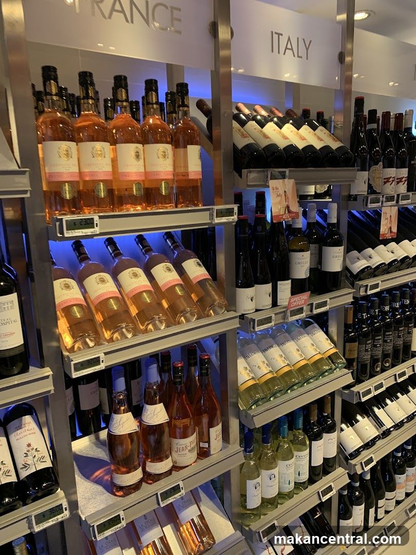 Wine Display Section