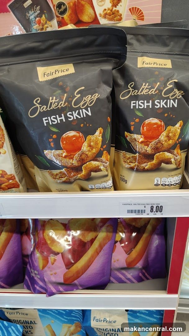 FairPrice Salted Egg Fish Skin Snacks