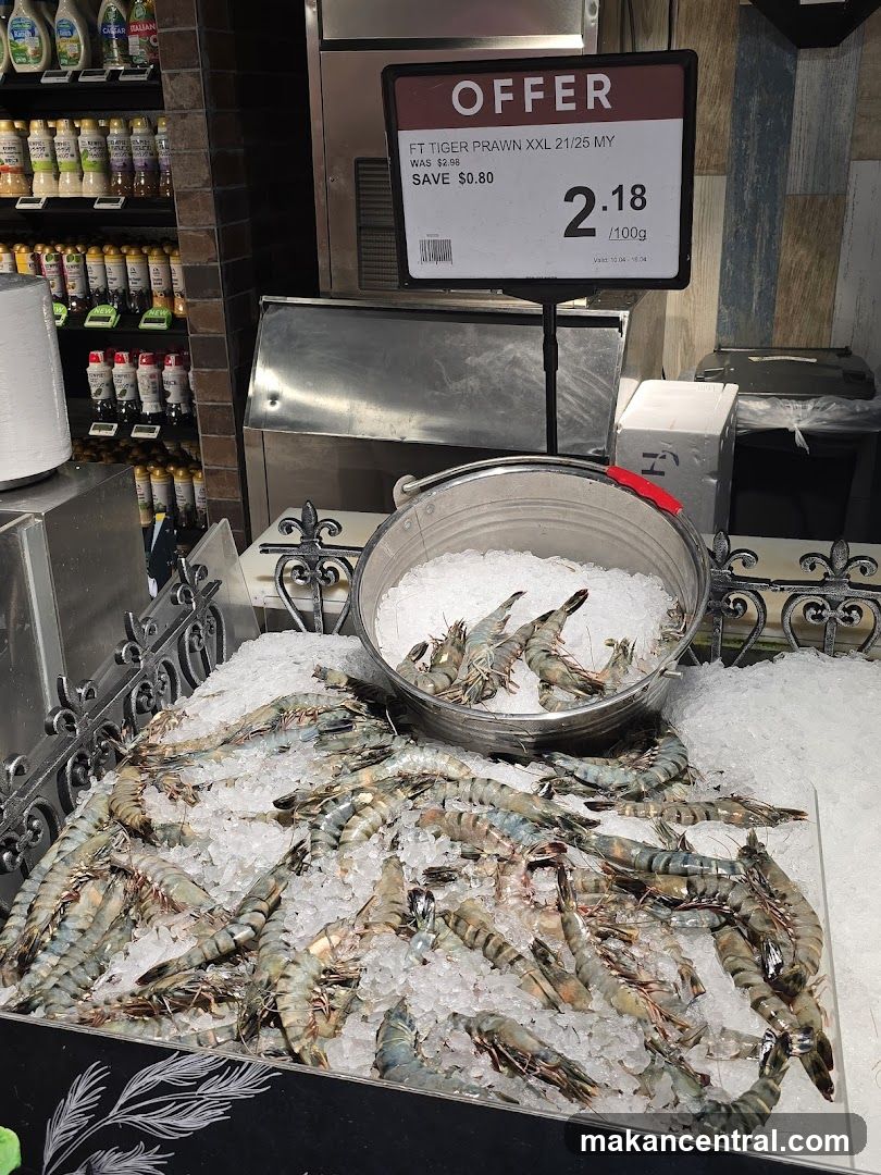 Seafood Display at Retail Store
