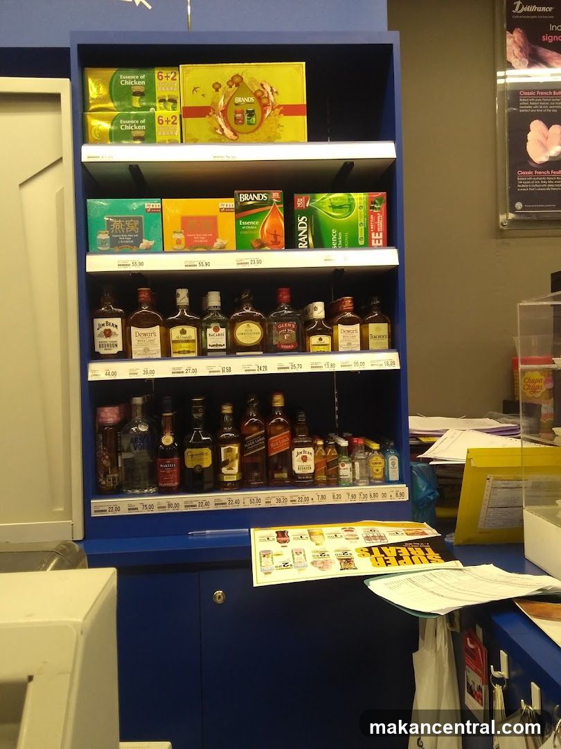 Store Interior Shelf Display