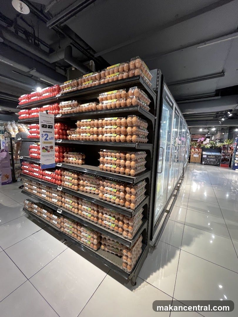 Supermarket Interior - Egg Section