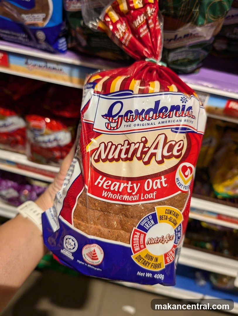 Bread Product in Supermarket Shelf
