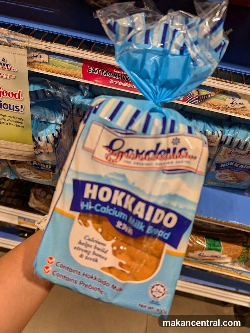 Bread Product in Supermarket Shelf