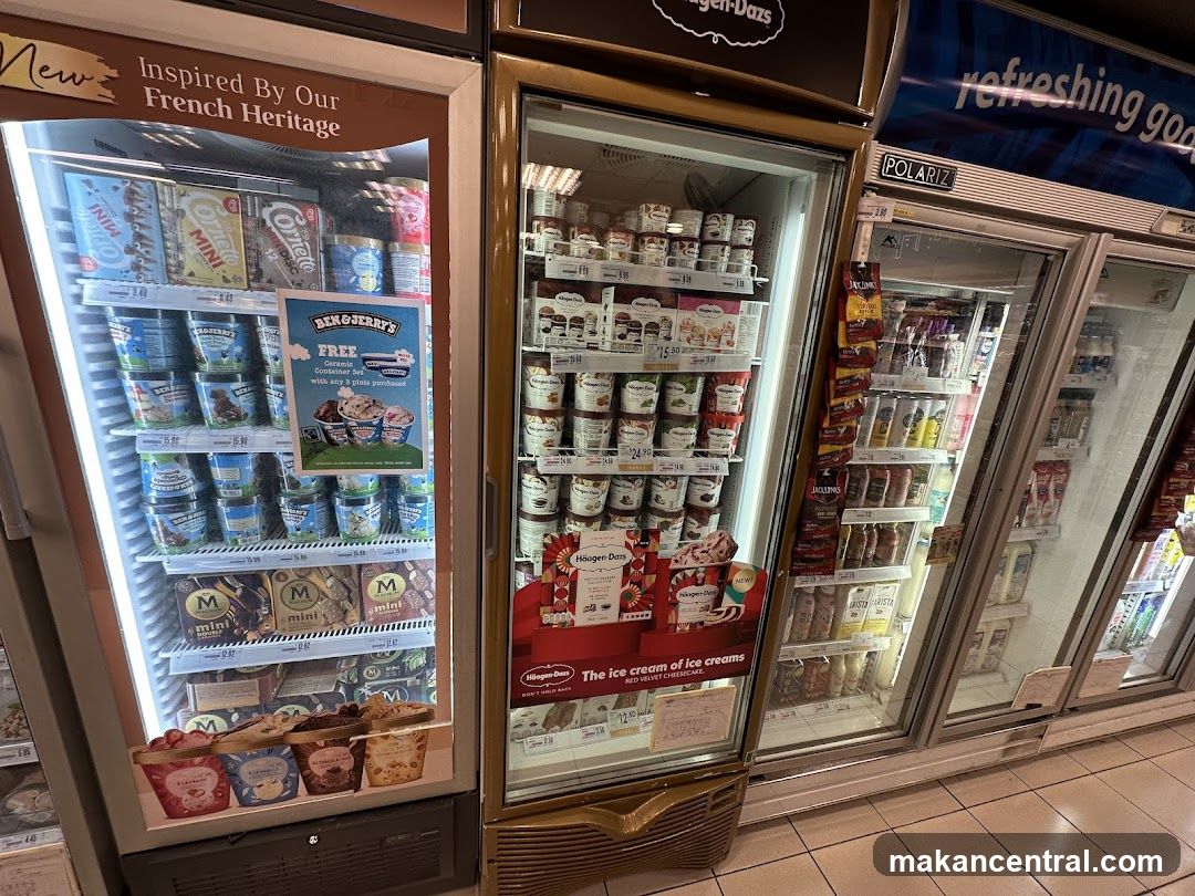 Ice Cream Freezer Section