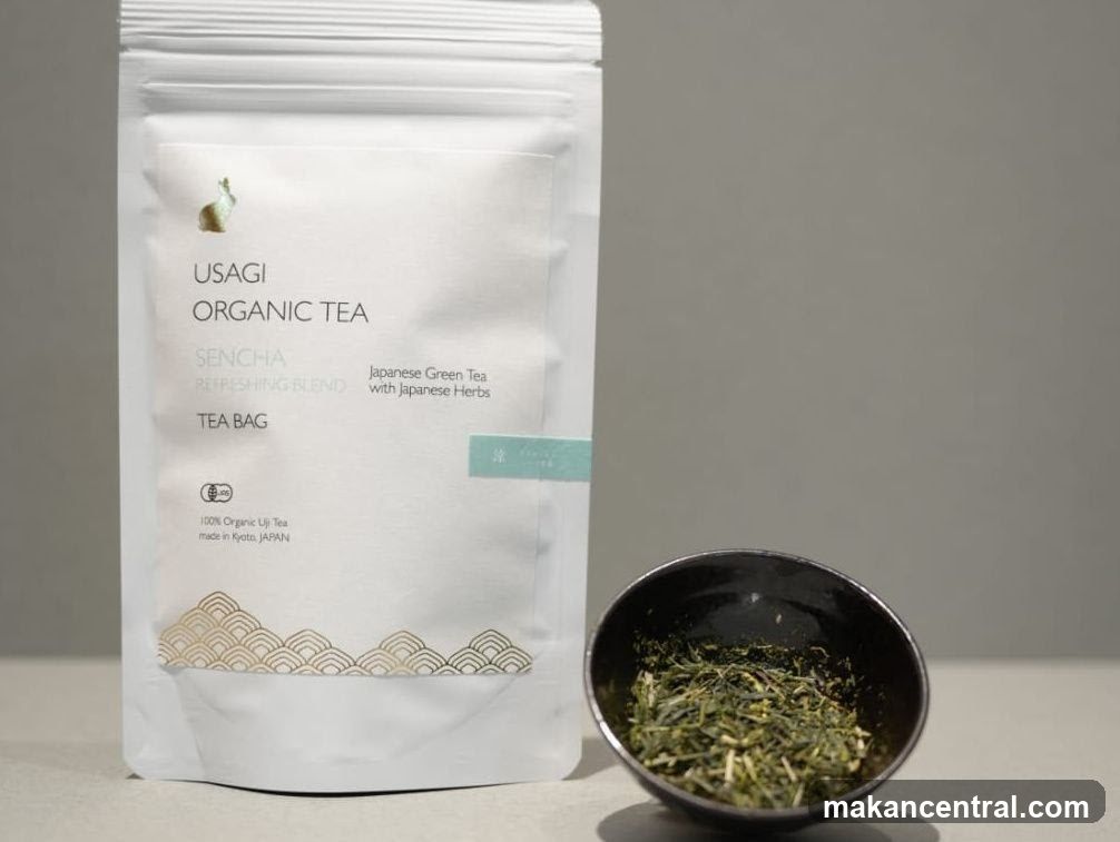 Usagi Organic Tea Product Display