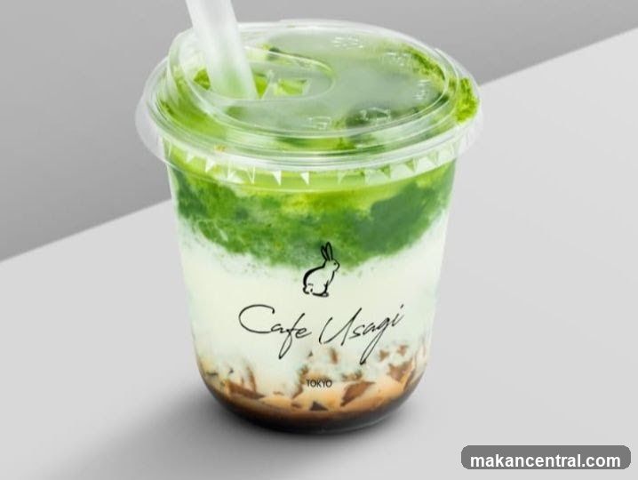 Matcha Drink from Cafe Usagi
