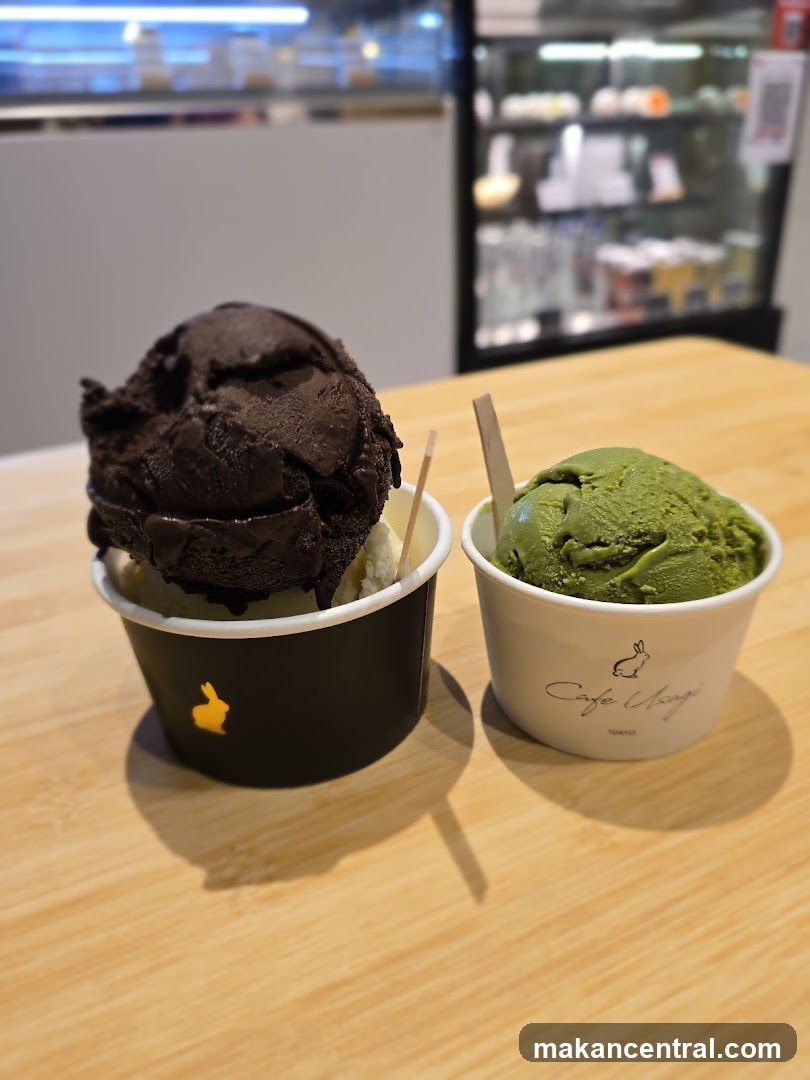 Ice Creams at Cafe Usagi