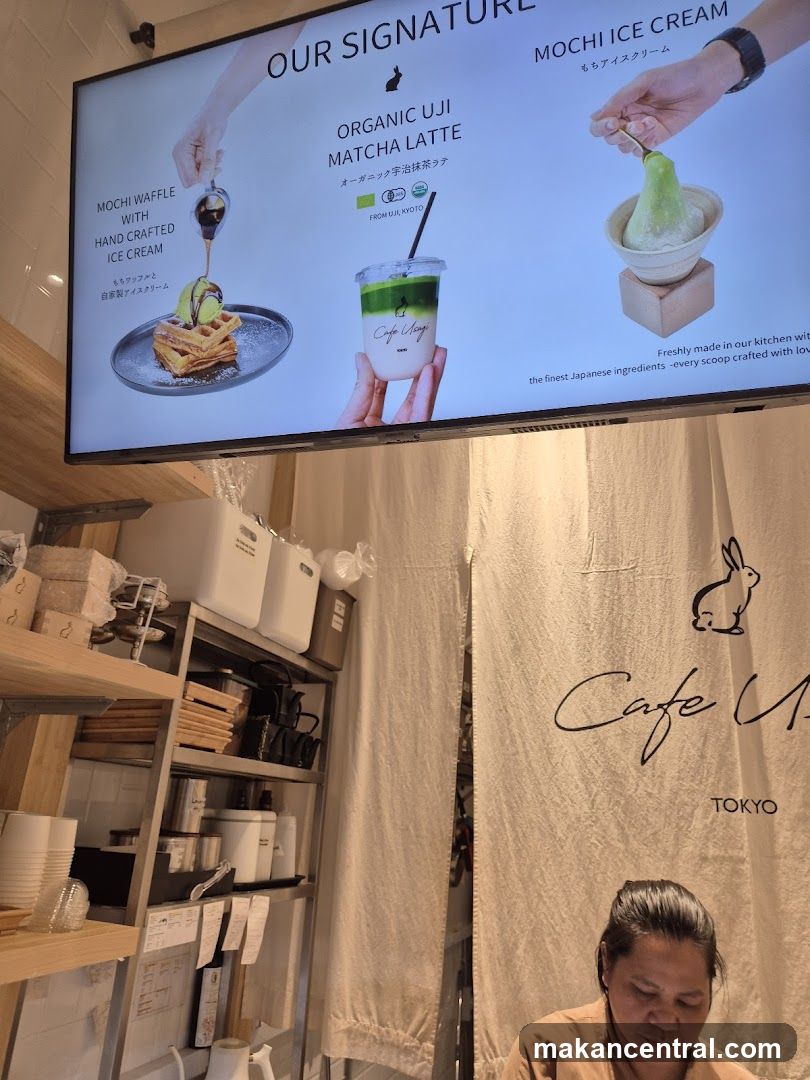 Cafe Uji Tokyo Interior