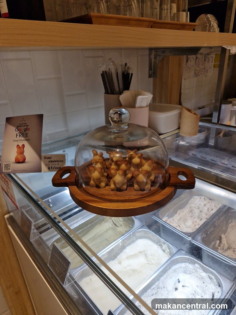 Display Case with Desserts