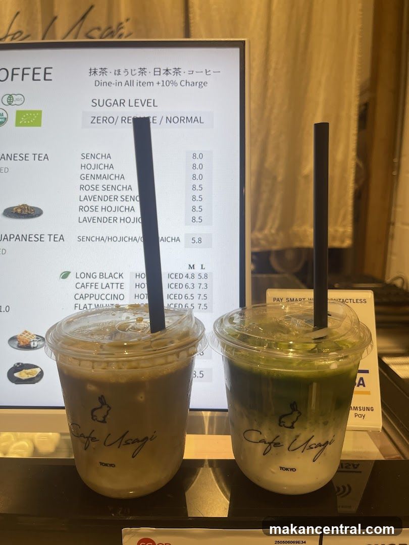 Cafe Usagi beverages