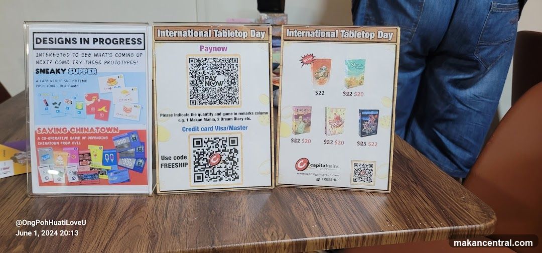 Tabletop Game Promotion Displays