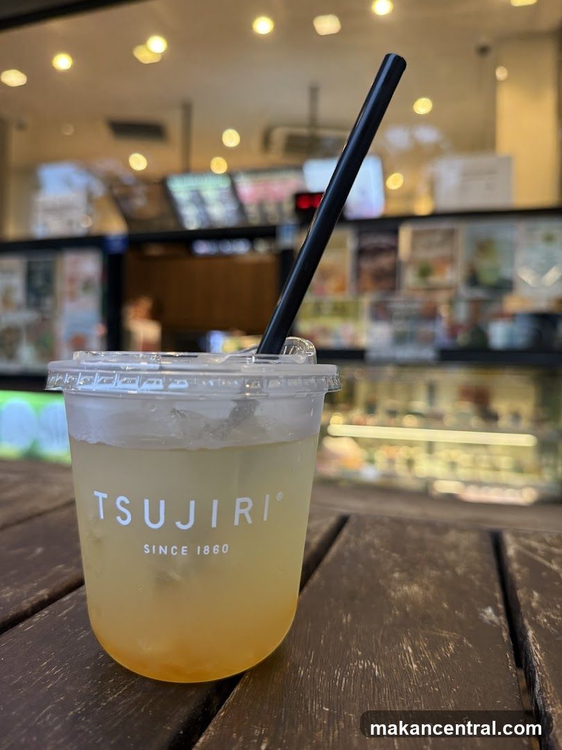 TSUJIRI Drink on Wooden Table