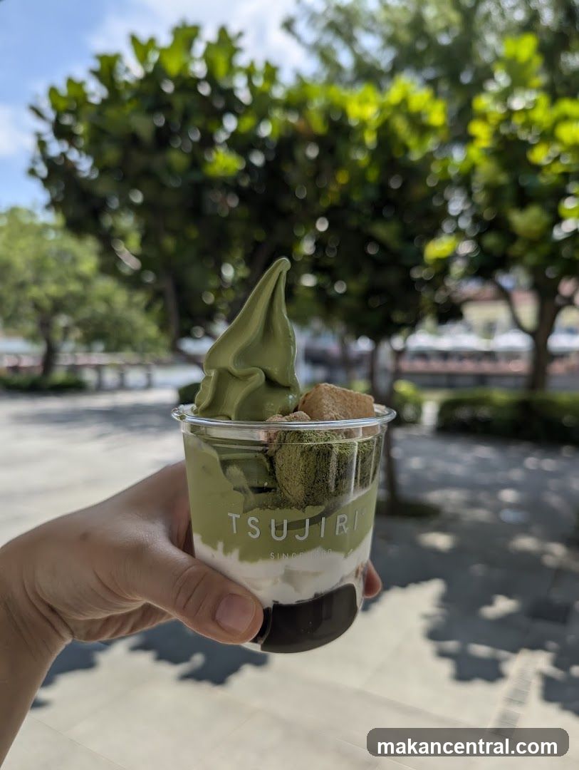 Matcha Soft Serve Dessert