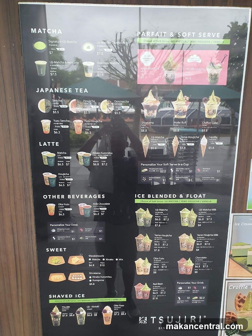 Tsujiri Menu Board