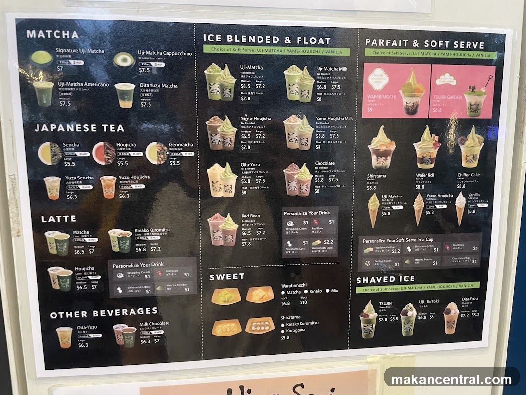 Tea Shop Menu Board