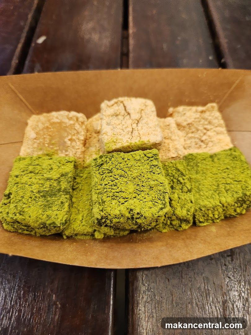 Matcha and Sesame Desserts
