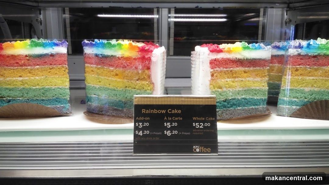 Rainbow Cake Display