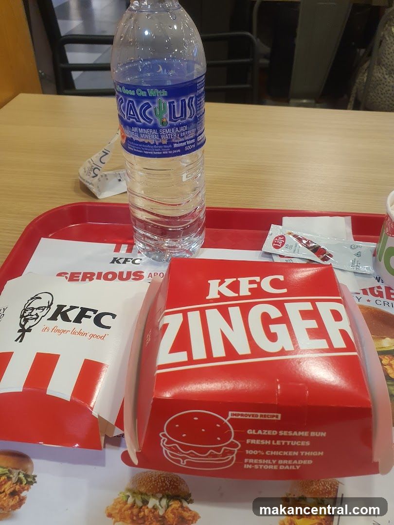 KFC Meal with Water Bottle