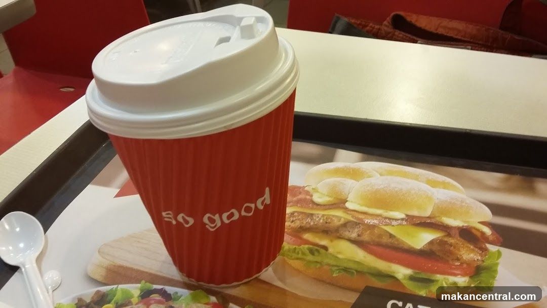 Fast Food Interior Scene