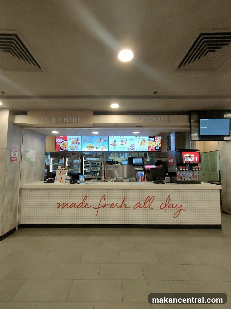 Fast Food Counter Interior