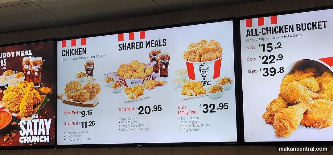 KFC Menu Board