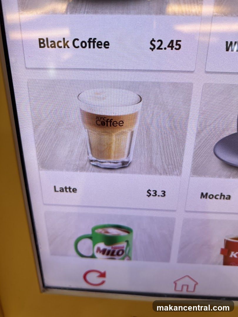 Coffee Menu Display