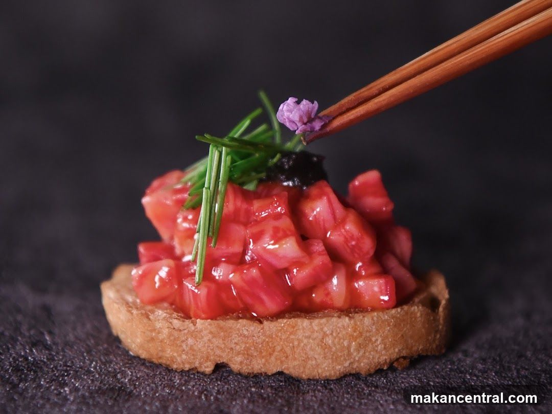 Food Item with Chopsticks