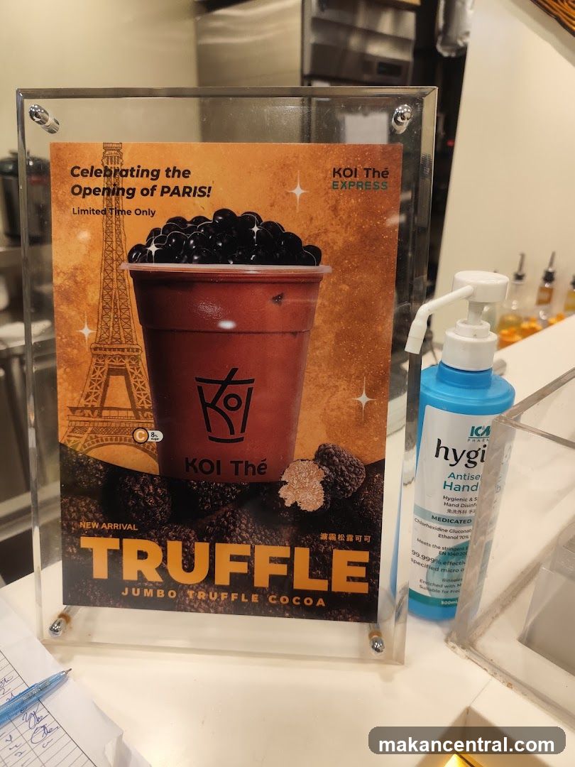 Promotional Poster at Counter