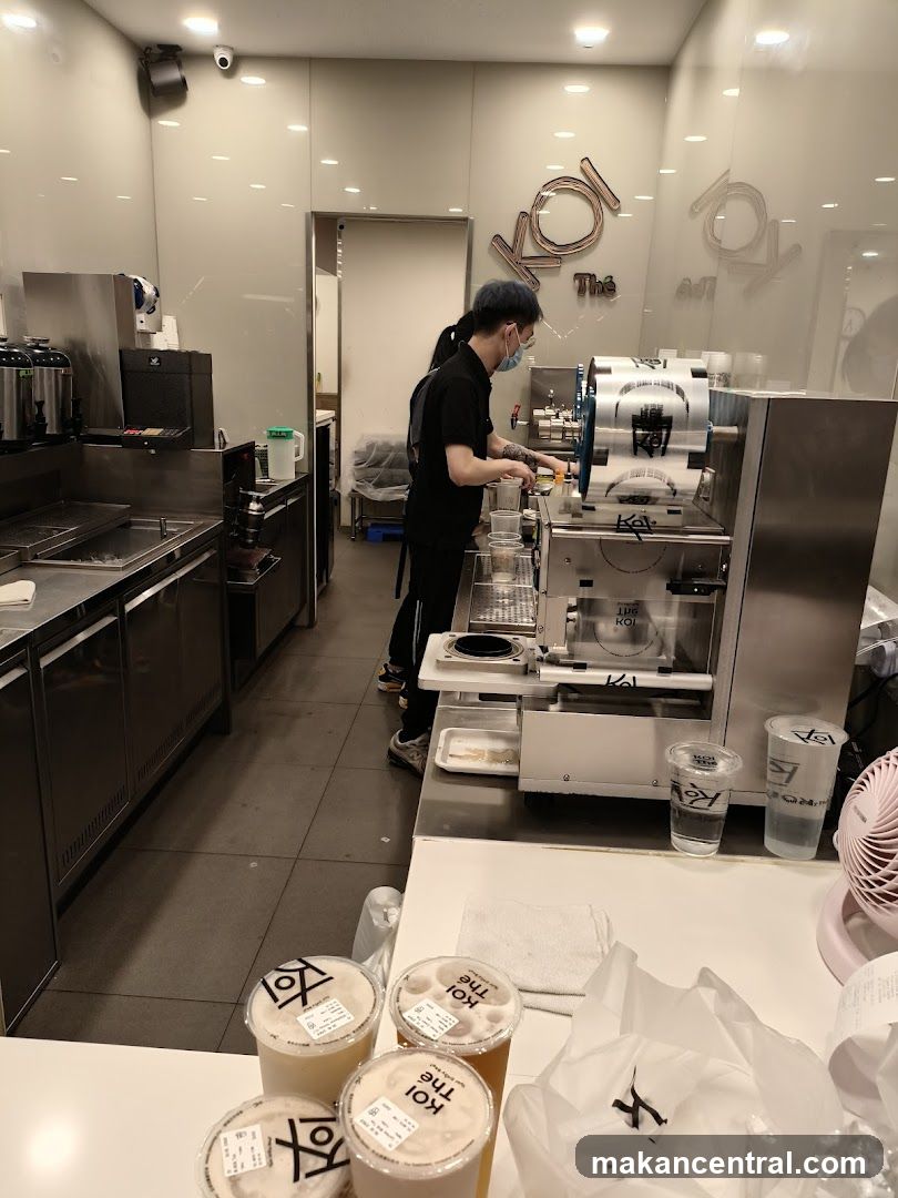 Koi The interior view