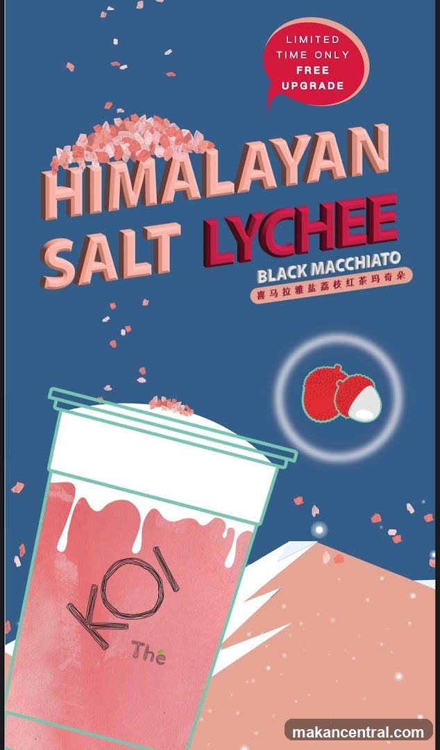 Himalayan Salt Lychee Black Macchiato Promotion