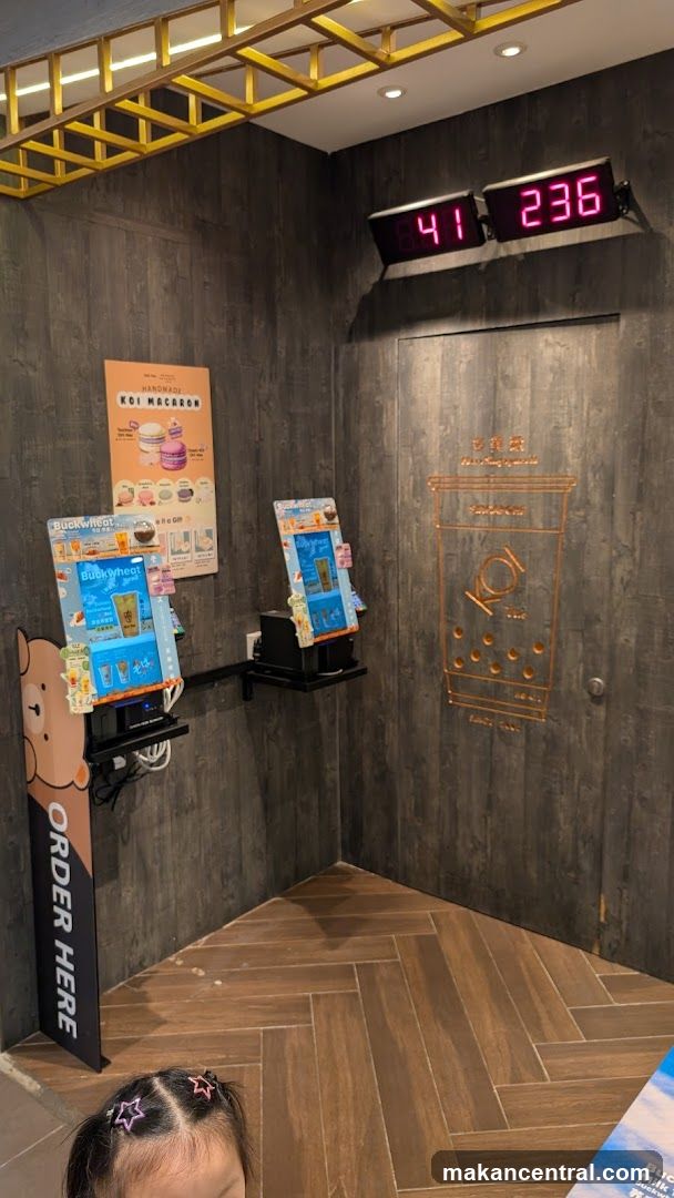 Interior corner of a beverage shop